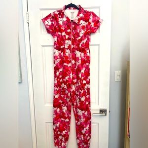 Hugo Loves Tiki Heart Sprinkles Short Sleeve Boiler Suit || Size 12